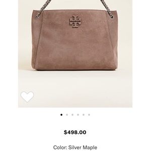COPY - Tory Burch McGraw Suede Chain Slouchy Purse